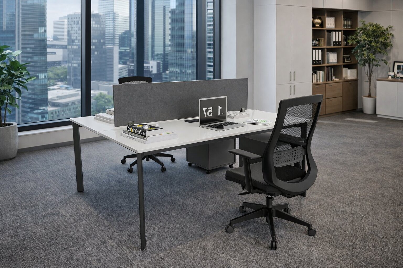 Corner 2'li Workstation