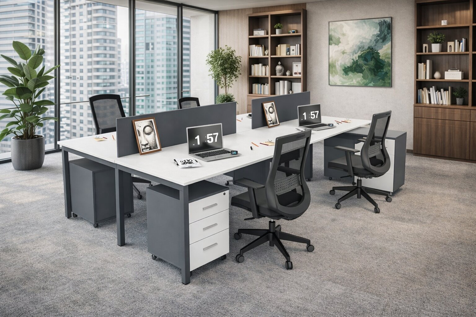 Ear 4'lü Workstation