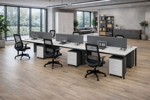 Corner 6'lı Workstation