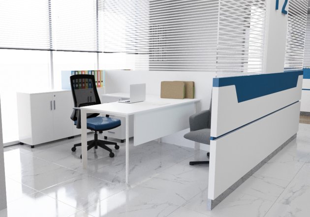 Modern Banka Şubesi Mobilya Projesi – Modüler Gişe ve Operasyon Alanı Tasarımı